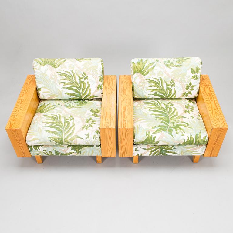 Kaijus & Päivi Harmia, A pair of armchairs for Rintalan Huonekalutehdas 1968, Finland.