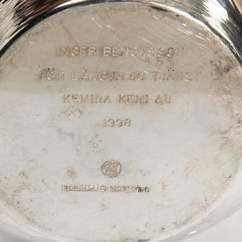 Atelier Borgila, Bowl, sterling silver, 1998.