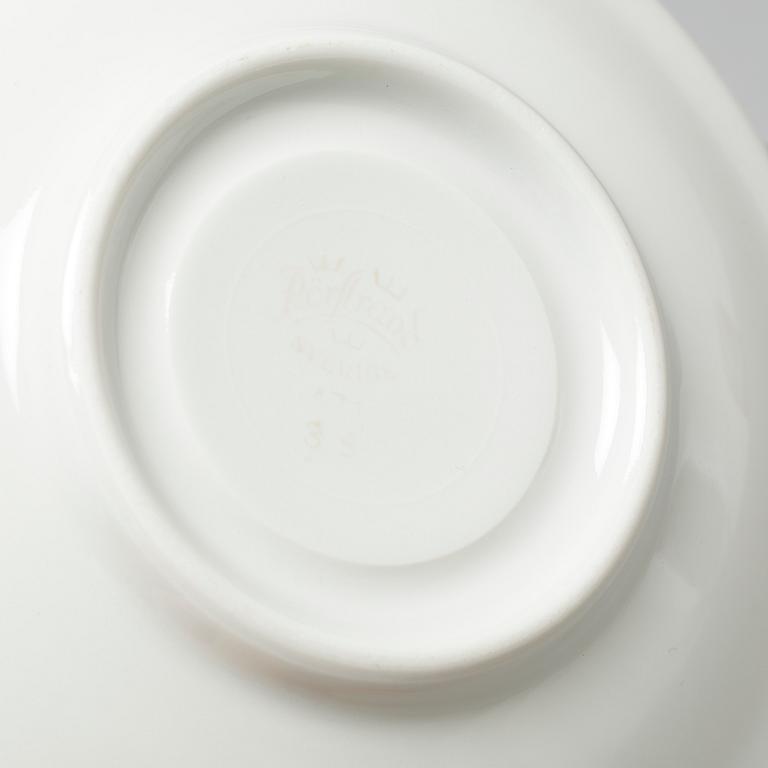 SERVISDELAR, 33 st, porslin, "Swedish Grace", Louise Adelborg, Lidköping/Rörstrand, 1900-tal.
