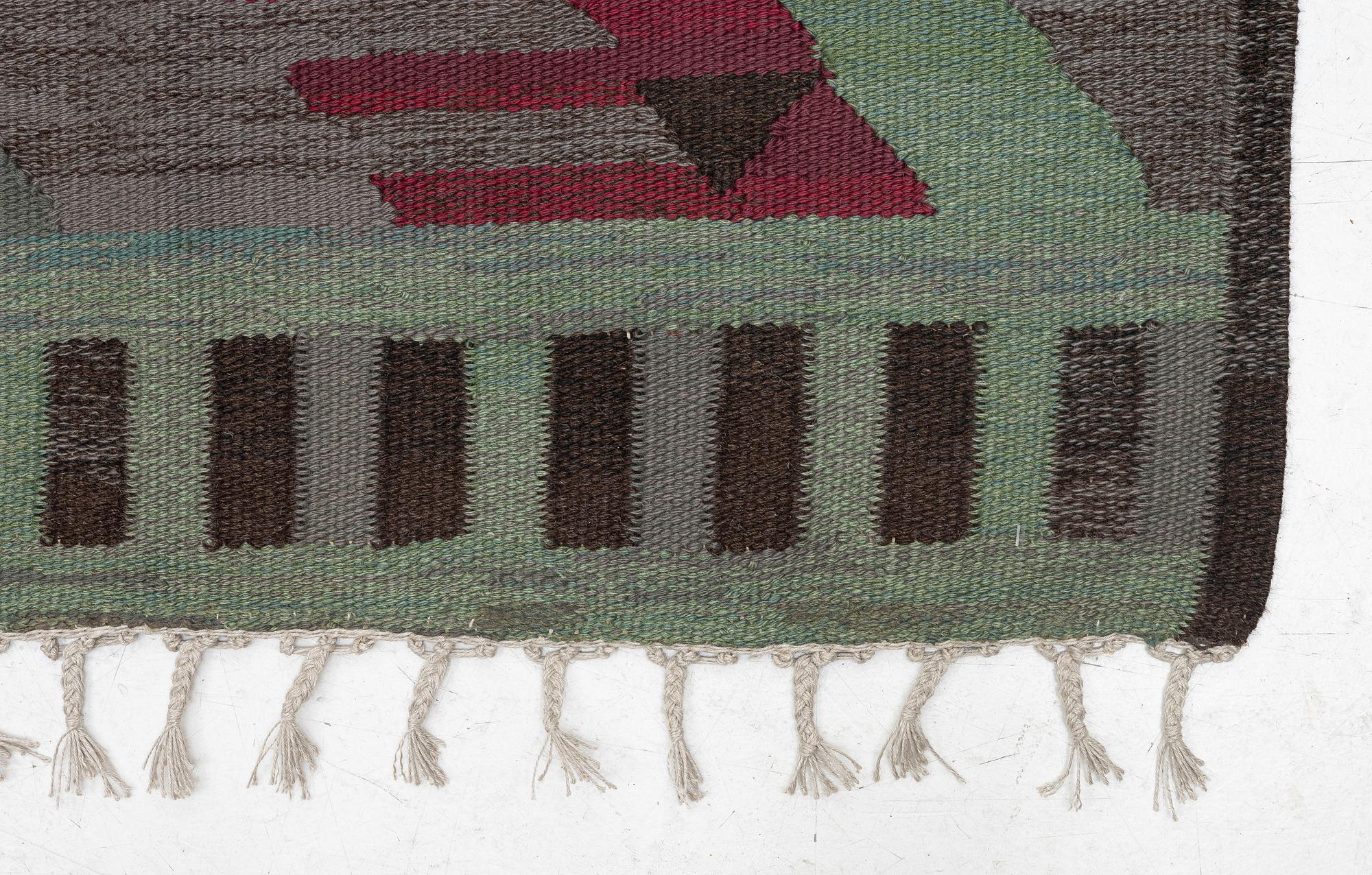 Matta, rölakan och gobelängteknik, cm 340 x 220 cm.