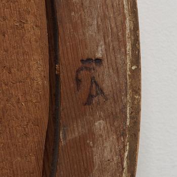 SPEGELLAMPETTER, för två ljus, ett par, av Johan Åkerblad (mästare i Stockholm 1758-1799), gustavianska.