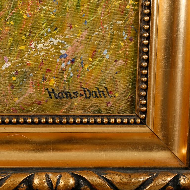 HANS DAHL, oil on canvas, signed.