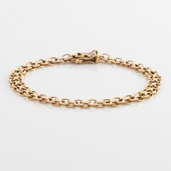 Bracelet 18K gold, X-link.
