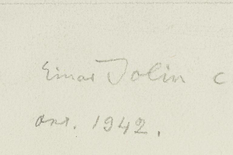 Einar Jolin, "Cop efter persisk teckning från 1540".