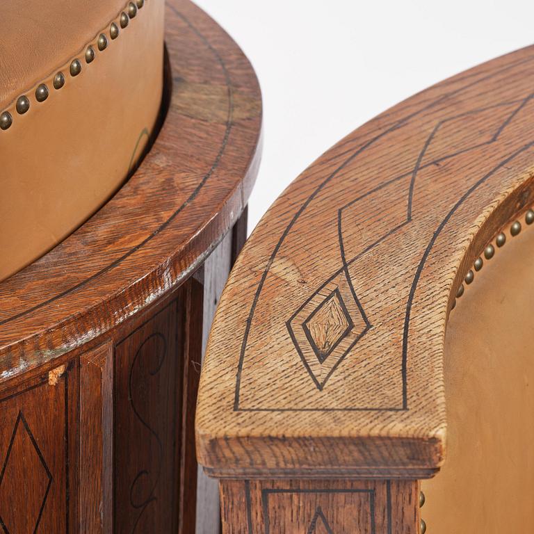 Fåtöljer, ett par, 1920-tal.