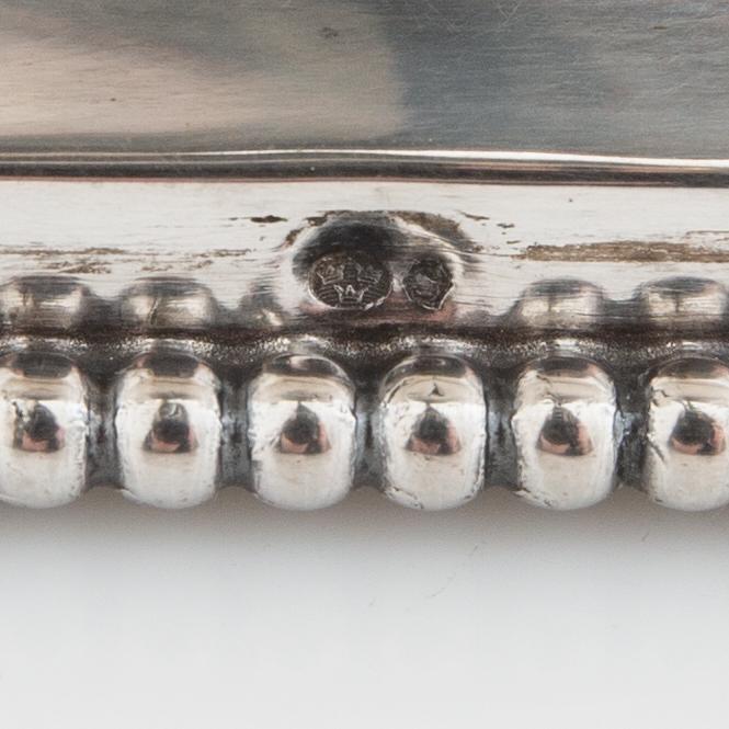 Jardinière silver Swedish import marks first half of the 20th century.