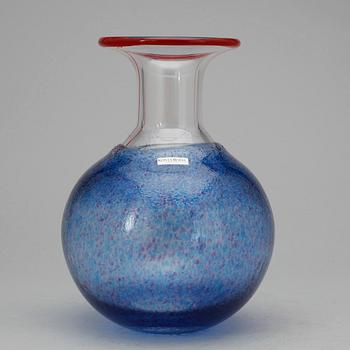 FLASKA, glas, Bertil Vallien, Kosta Boda.