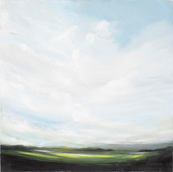 CECILIA HAUPT, olja på duk, sign a tergo.