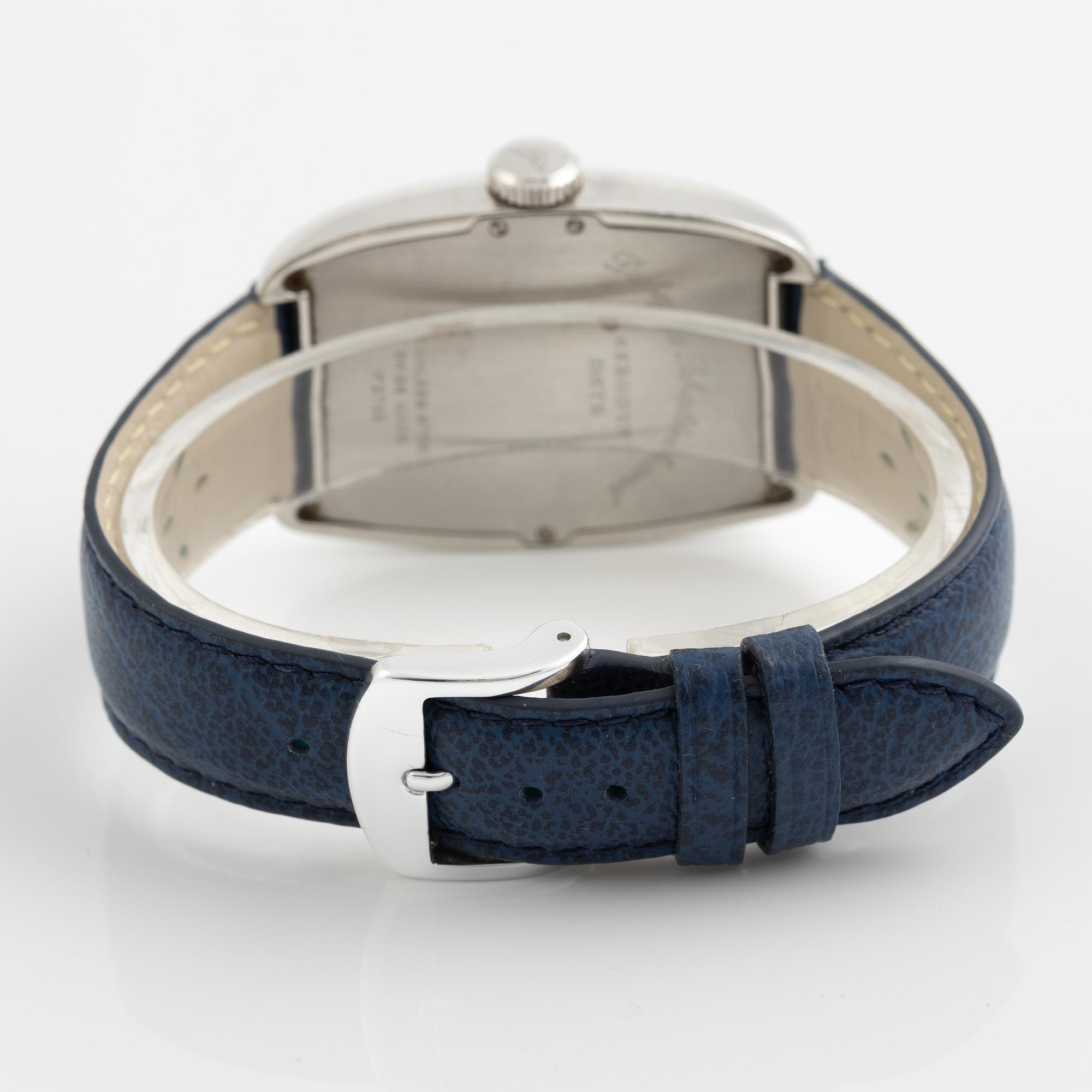 Dubey & Schaldenbrand, Aerodyn, Date, wristwatch, 33 x 43 mm.