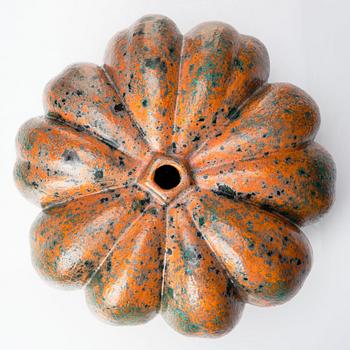 Hans Hedberg, a faience sculpture of a pumpkin, Biot, France.