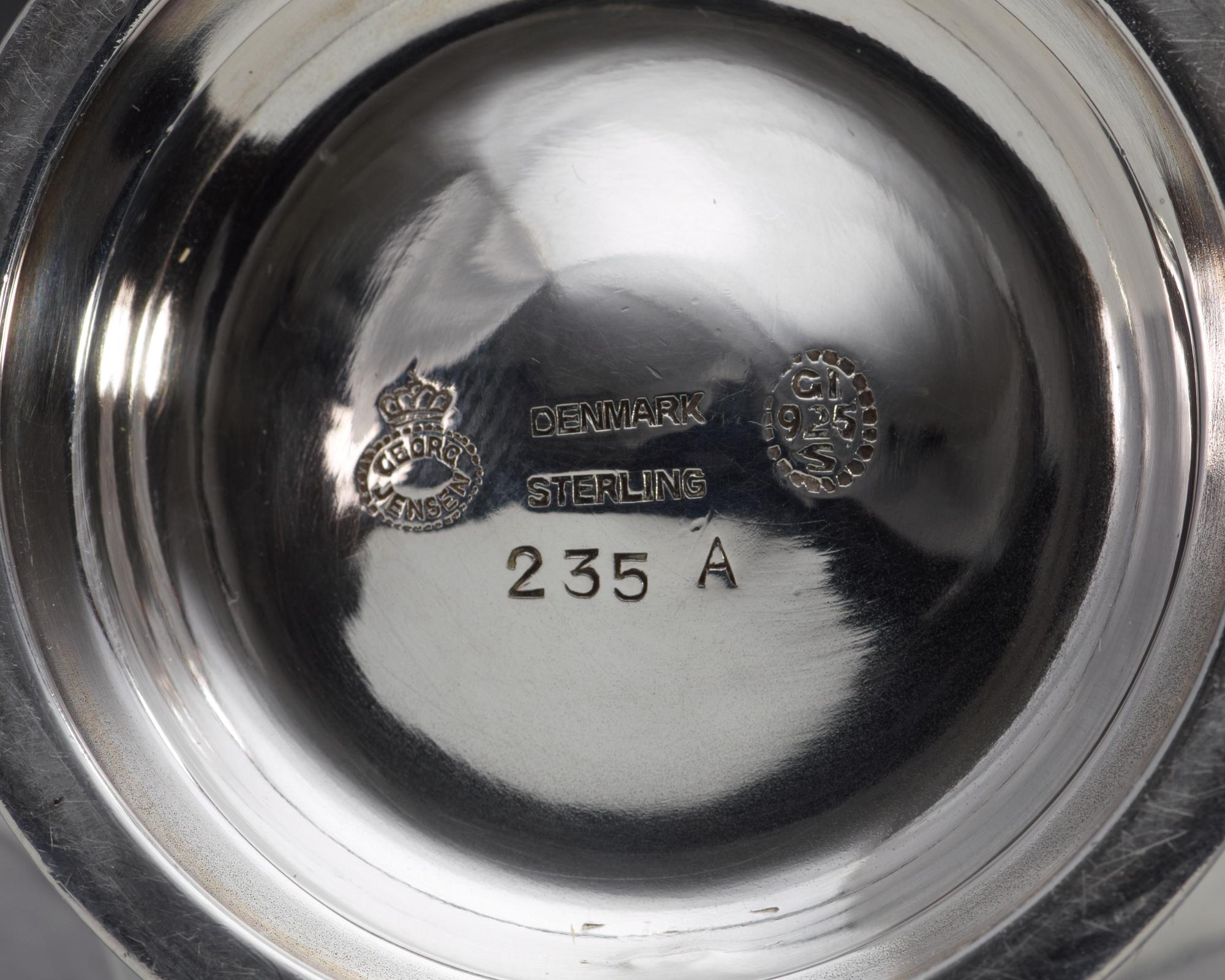 A Georg Jensen sterling bowl, Copenhagen 1925-33,