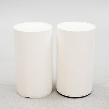 Anna Castelli Ferrieri, a pair of "Componibili 3" cabinets, Kartell.