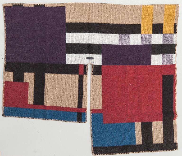 PONCHO, "Colour Block Check Blanket Poncho", Burberry.