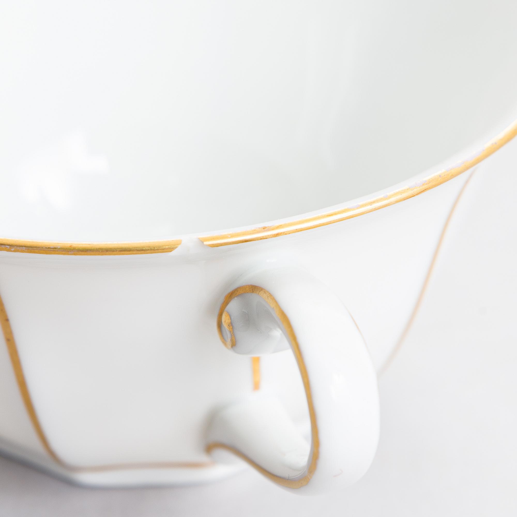 Teeastiasto, 21 kpl, posliini, Baijeri, Saksa.