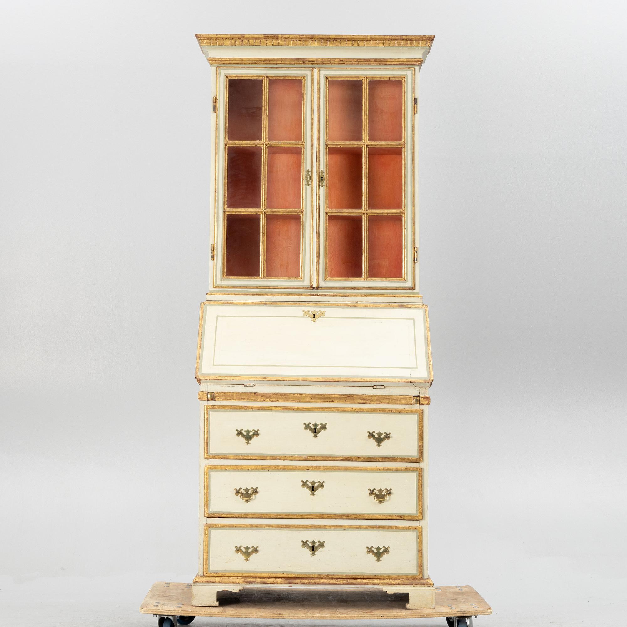A cabinet, 19th century, Sweden Denmark.