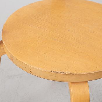 Alvar Aalto, Four model 68 chairs, Artek, Finland.