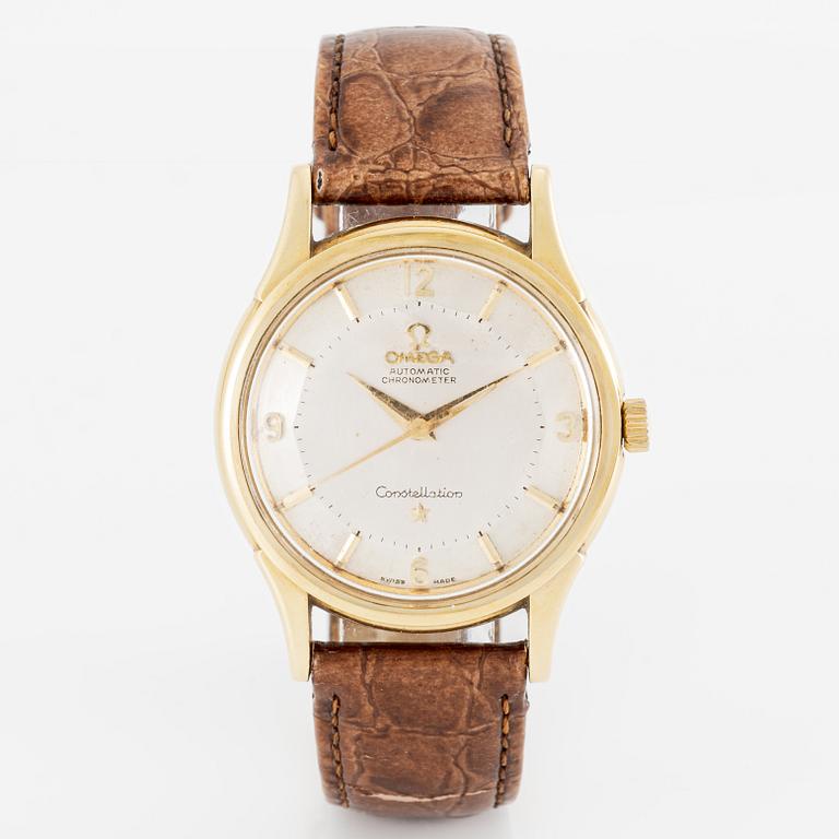 Omega, Constellation, "Pie-pan", armbandsur, 34,5 mm.