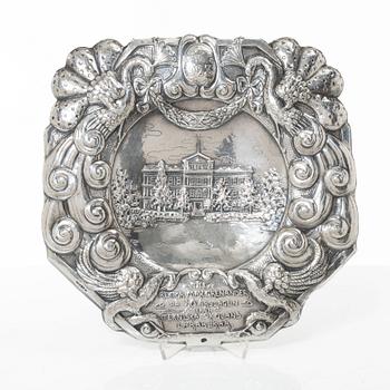 Astri Ekengren Ekman, a silver wall plaque, GA Hultgren, Eskilstuna, 1923.