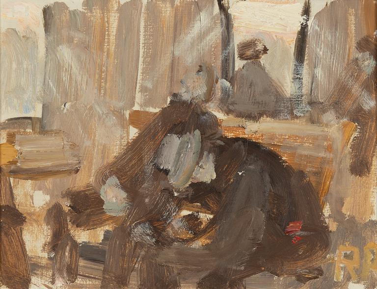 Ragnar Person, oil on panel, signed.