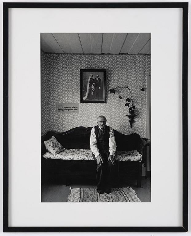 Sune Jonsson, "Förre hemmansägaren P.A Söderström, Ytterbyn, Lövånger kn, 1962".