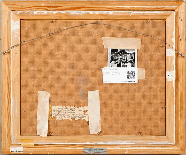 SVEN X:ET ERIXSON, gouache, signerad.