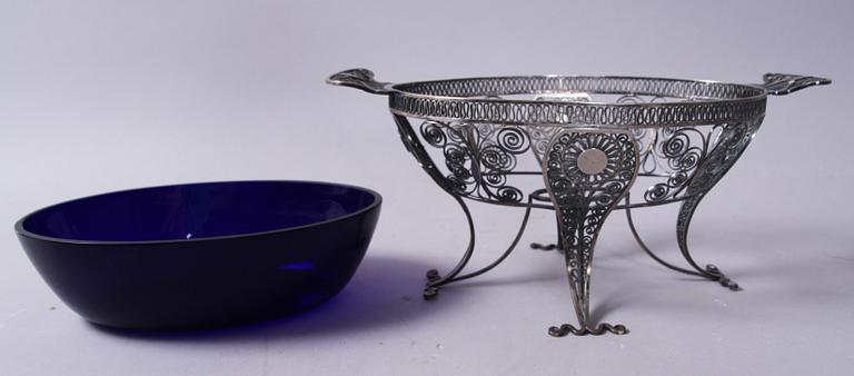 JARDINIERE, silver, Gottlieb Petschler, Göteborg 1824.