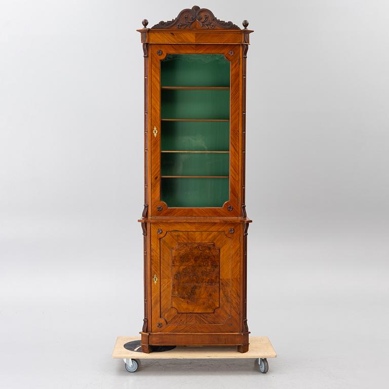 A book cabinet, late 19th Century.