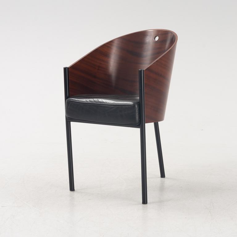 Philippe Starck, a 'Costes' mahogany chair, Aleph, Driade, Italy.