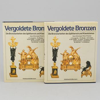 BOOKS, 2 vol, "Vergoldete Bronzen I-II".