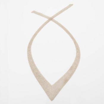 Tiffany & Co, Elsa Peretti, collier, "Mesh scarf", sterling silver.