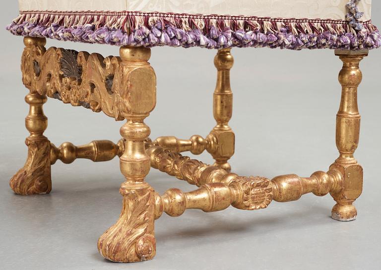 STOLAR, ett par, Frankrike, omkring år 1700, barock.
