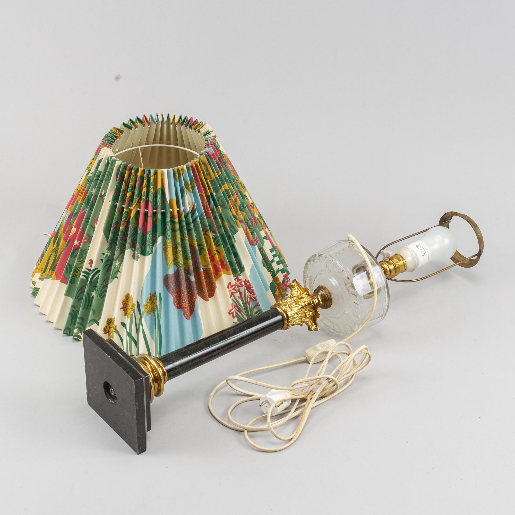 Bordslampa, första halvan av 1900-talet.