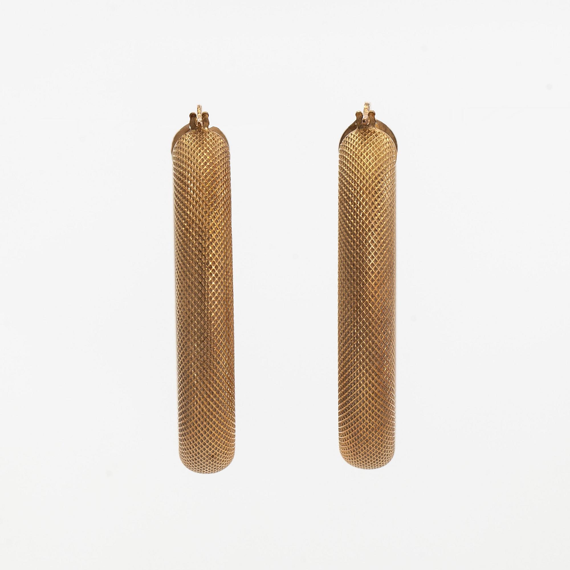 Örhängen, 14K guld, Italien.