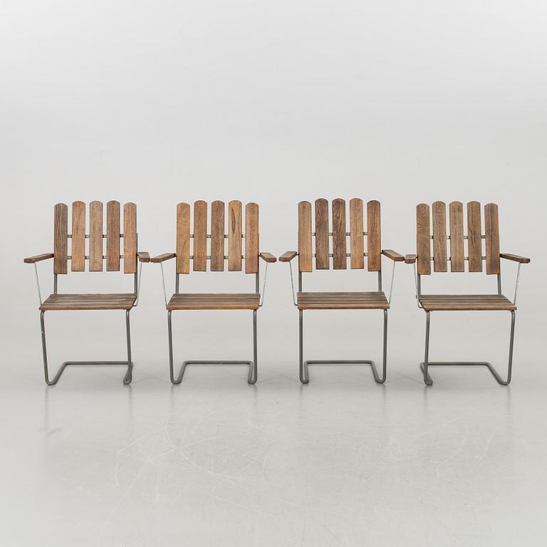 TRÄDGÅRDSMÖBLER, 4+1, GRYTHYTTAN.