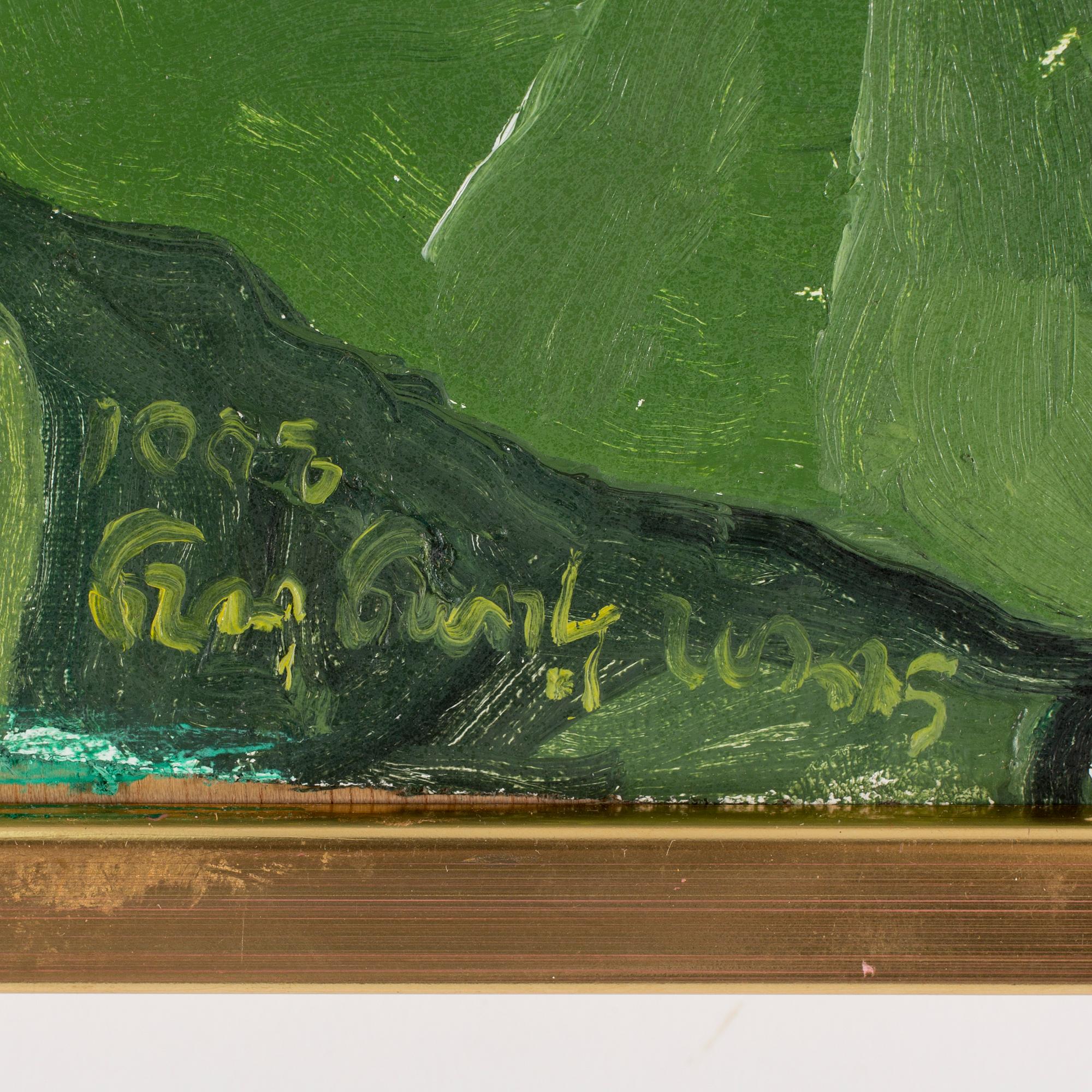 SVEN LJUNGBERG, 2 st, oljor på pannå, signerade och daterade -95.