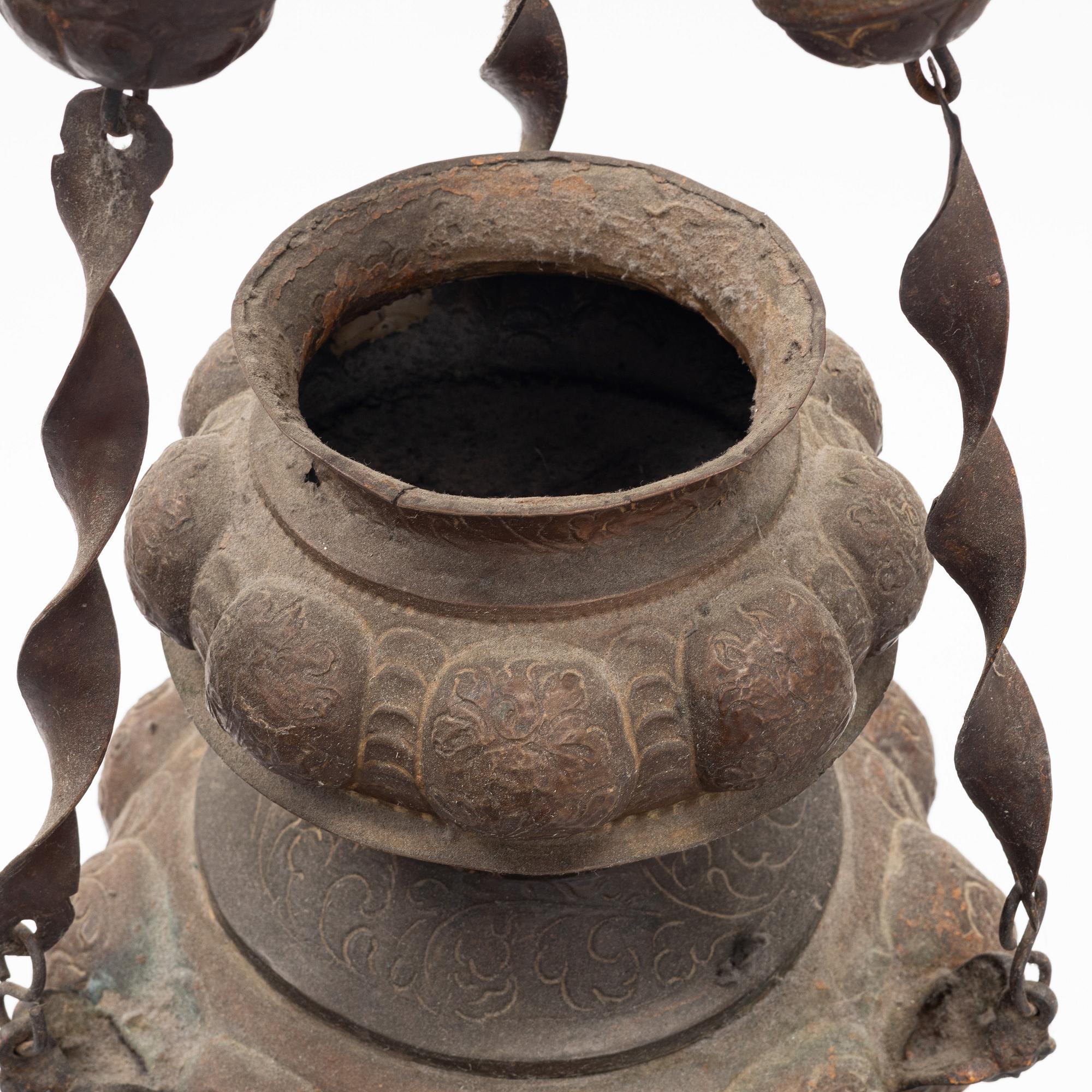 Two tabernacle lamps, Southern Europe, 19th century.