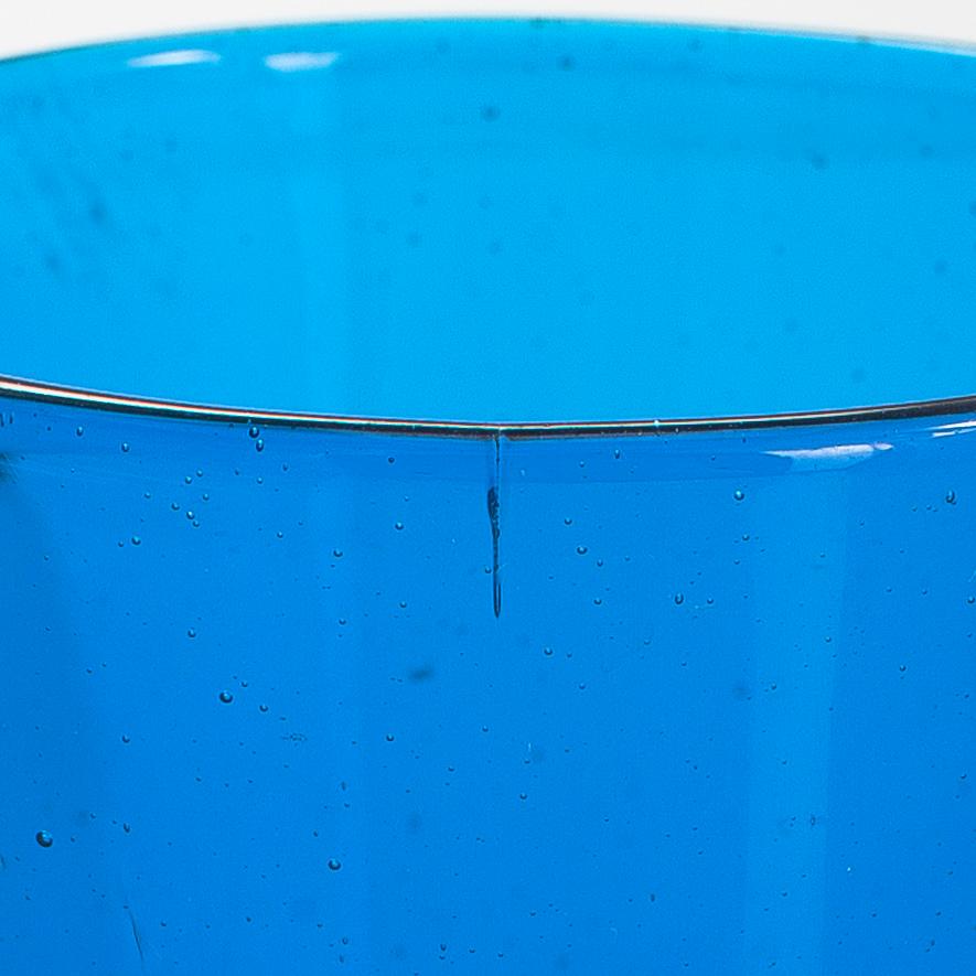 Drinking glasses, 14 pieces, pressed glass, mid-20th century.