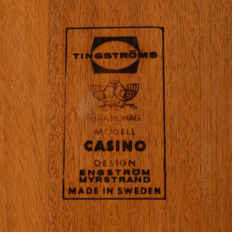 Bench, "Casino”, Engström & Myrstrand, Tingströms Bra Bohag, second half of the 20th Century.