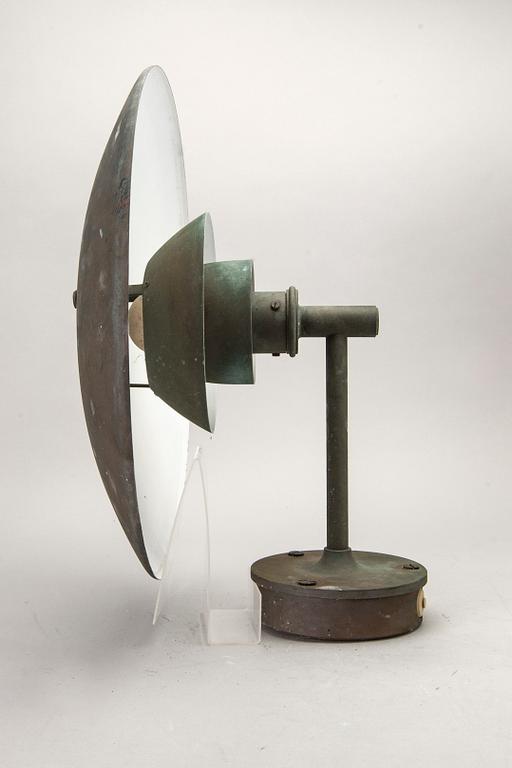 POUL HENNINGSEN, a "PH" copper wall light, Louis Poulsen, Denmark.