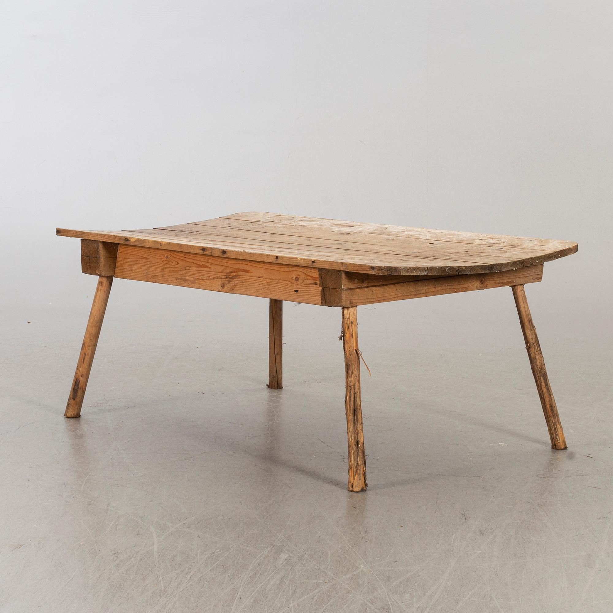 A 20th century slaughter table / garden table.