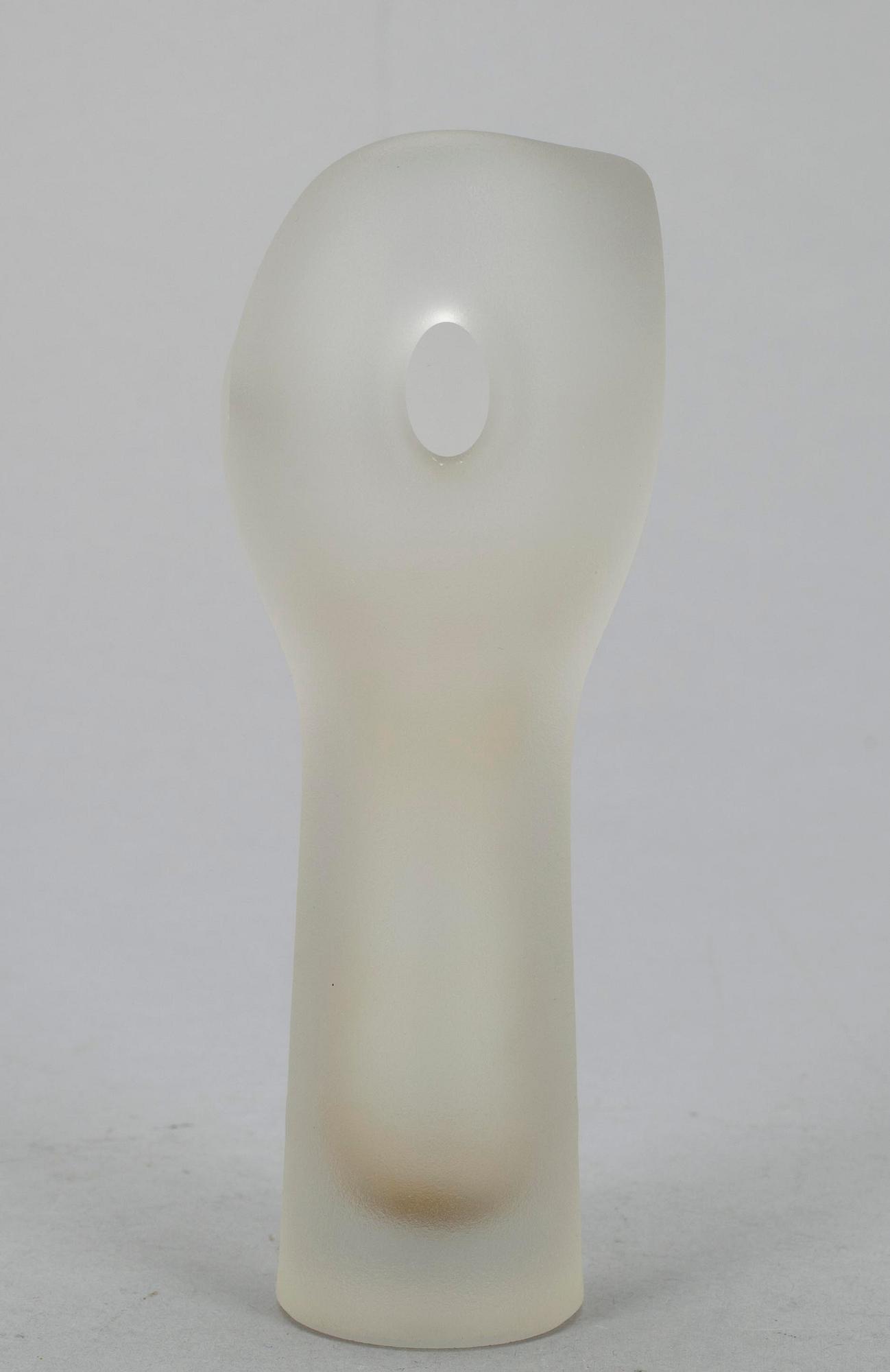 MALJAKKO, lasia, "Hiidennyrkki", Timo Sarpaneva, Iittala, 1900-luvun keskivaihe.