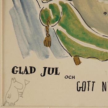 Tove Jansson, "Tack, Glad Jul och Gott Nytt År".