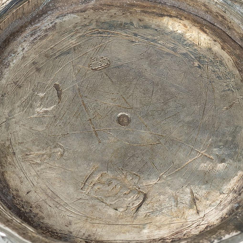 A Swedish 18th century silver beaker, mark of Johan Wasserman, Lindesberg, Sweden  1761.