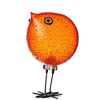 44. Peter Pelzel, a "Pulcino" glass bird, Vistosi, Italy 1960's.