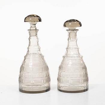 Gerda Strömberg, Glasservis, 55 delar, "Hörningsholm", Strömbergshyttan.