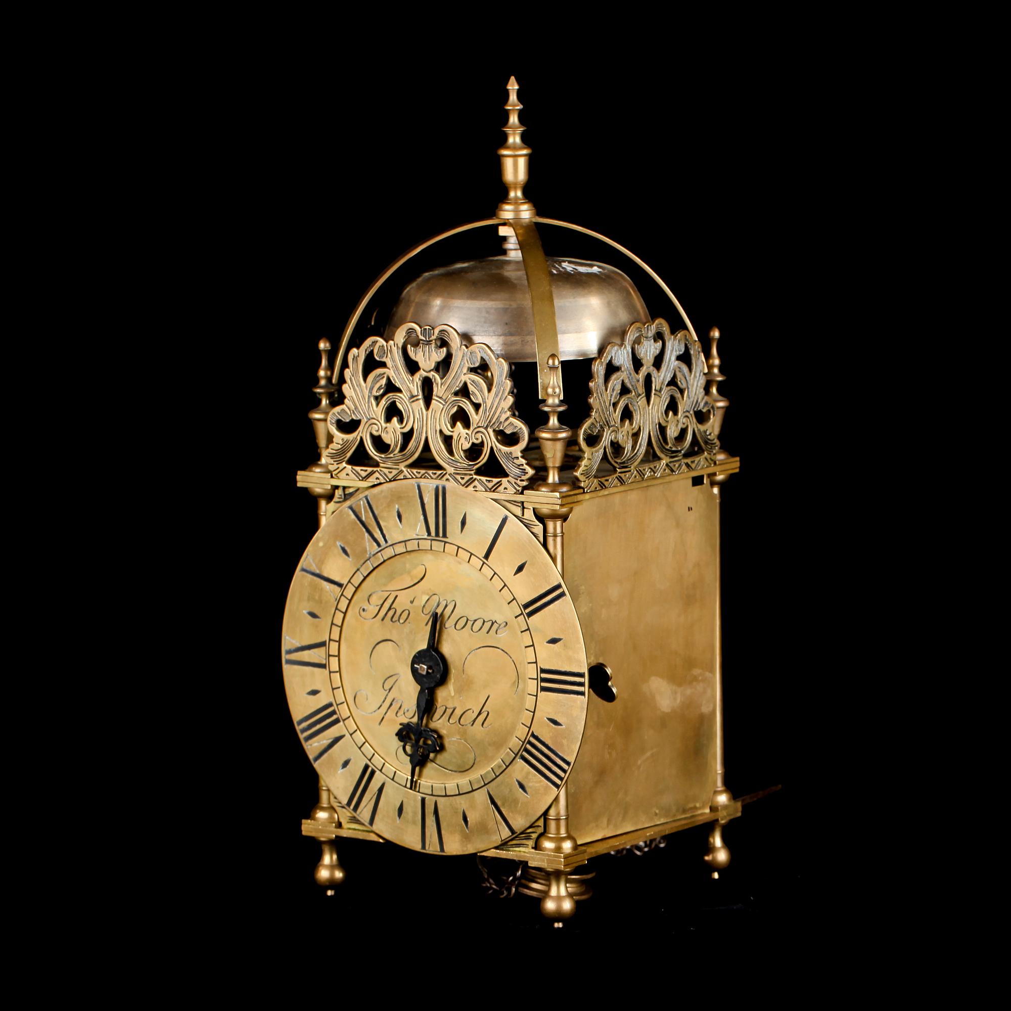 LYKTUR, barockstil, modell efter Thomas Moore, 1900-talets andra hälft.