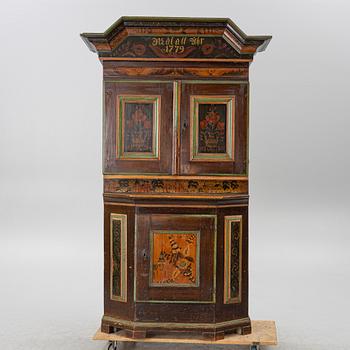 A cabinet, Dalarna, dated 1779.