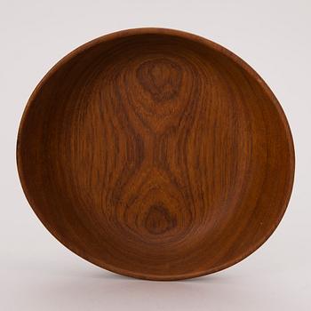 KAY BOJESEN, a teak bowl, Finn Juhl, Denmark. Designed 1951.