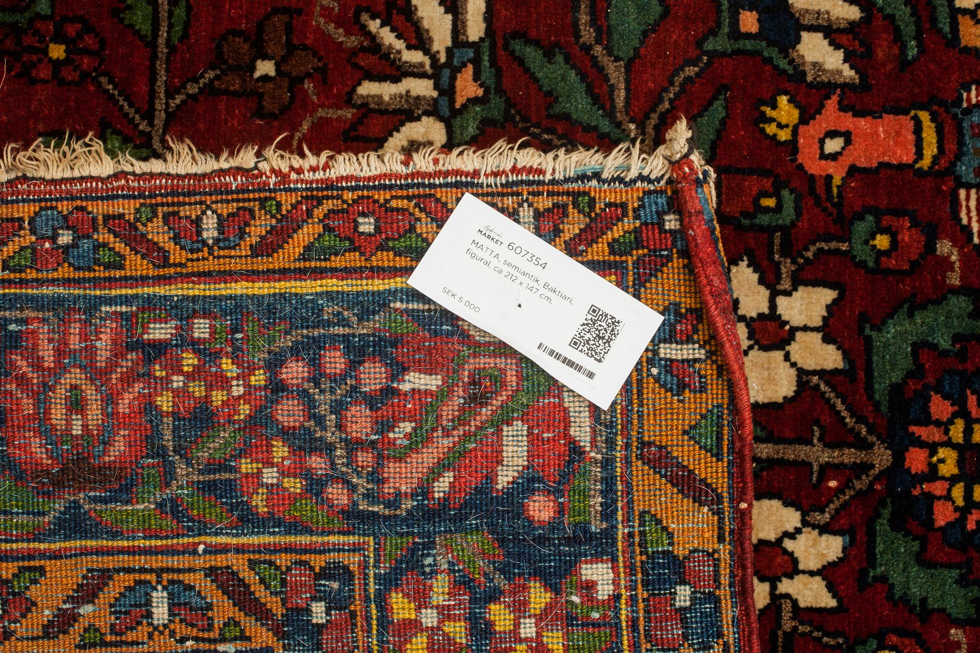 MATTA, semiantik, Baktiari, figural, ca 212 x 147 cm.