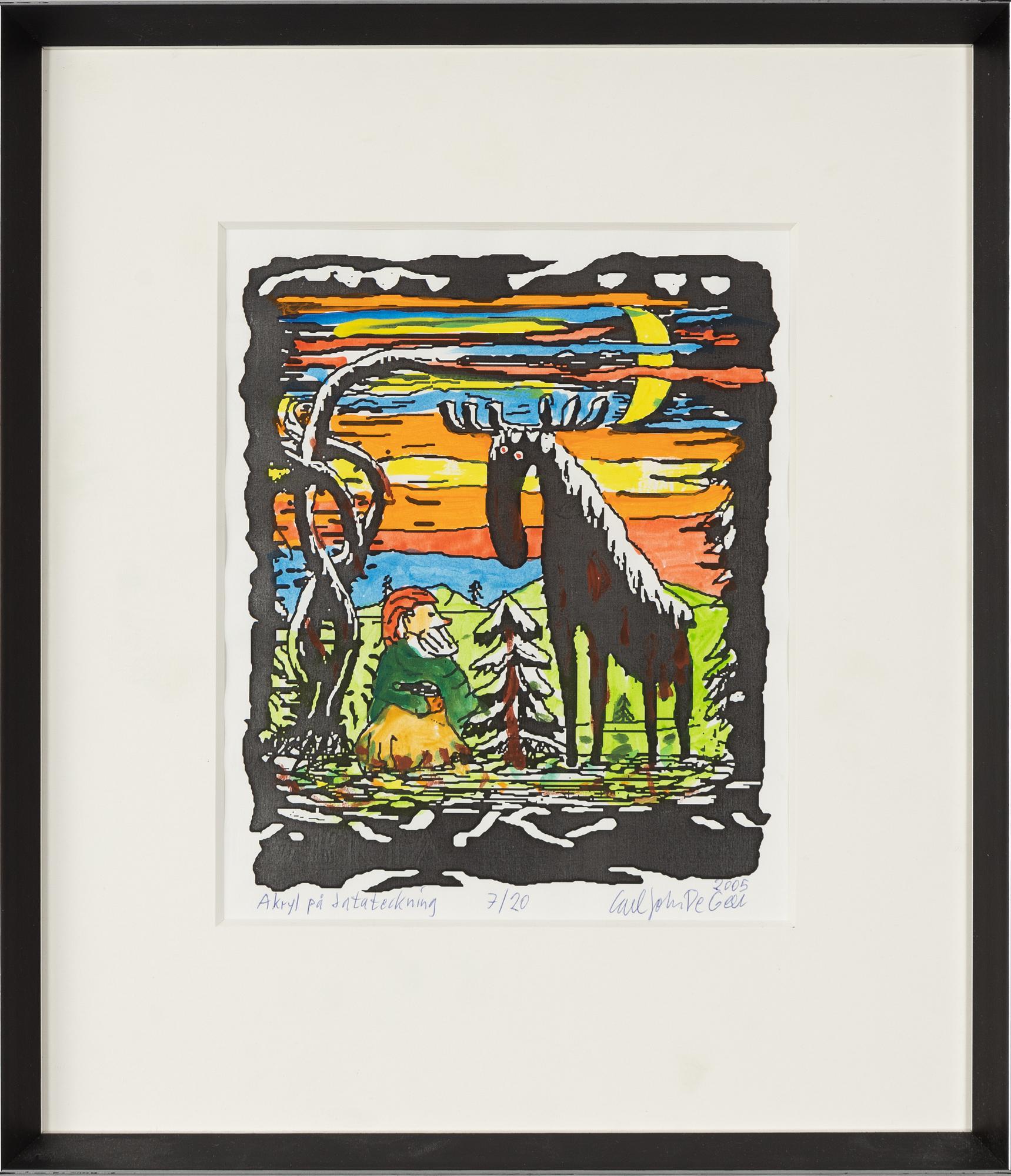 Carl Johan De Geer, "Tomten och Älgen".